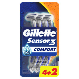 Gillette Sensor3 Engangsskrabere Value Pack 4+2 stk.