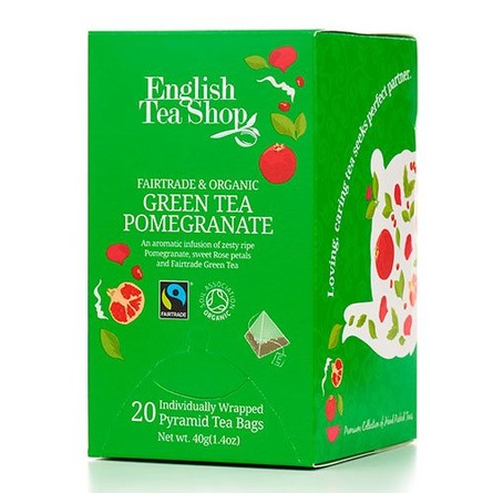 English Tea Shop Green Tea Pomegranate 20 breve