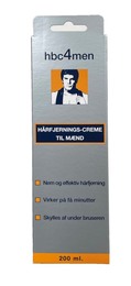 Hanne Bang Hårfjerningscreme til Mænd 200 ml