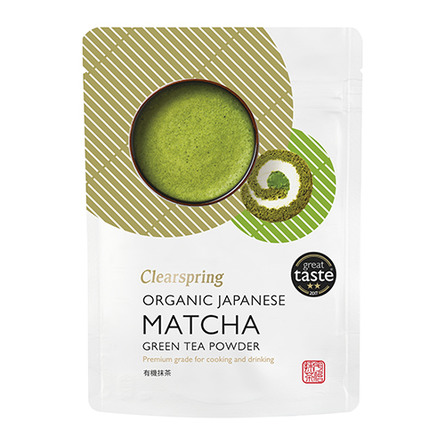 Matcha grøn te pulver Ø (premium grade) Clearspring 40 g