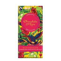 Chocolate and Love Mælkechokolade hasselnød 50% Ø 80 g