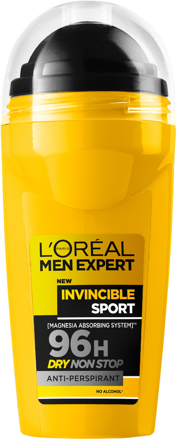 L'Oréal Paris Men Expert Invincible Sport 96H Anti-Perspirant Deodorant Roll On 50 ml 50 ml
