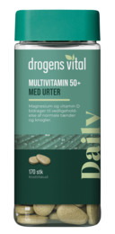Drogens Vital Multivitamin 50+ med Urter 170 stk