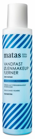 Matas Striber Vandfast Øjenmakeupfjerner til Alle Hudtyper Uden Parfume 125 ml
