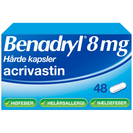 Benadryl Kapsler 8 mg 48 kaps.