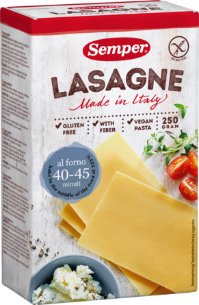 Lasagne glutenfri Semper 250 g 250 g