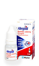 Allergodil Øjendråber 0,05% 6 ml