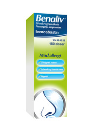 Benaliv Næsespray 50 mg 150 doser
