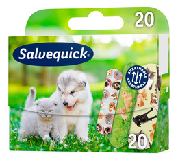 Salvequick Animals Plaster 20 stk
