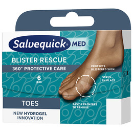 Salvequick Blister Rescue Toes 6 stk