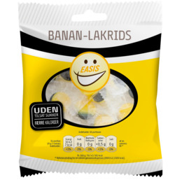 EASIS Banan Lakridsbolsje 70 g