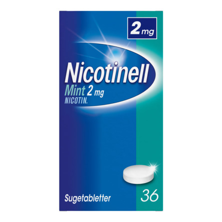 Nicotinell Mint sugetablet 2 mg 36 stk