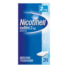 Nicotinell Spearmint tyggegummi 2 mg 204 stk