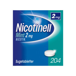 Nicotinell Sugetablet 2 mg 204 stk
