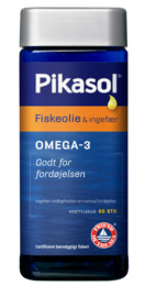 Pikasol Fiskeolie & Ingefær 80 stk