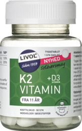Livol K2 vitamin 50 stk