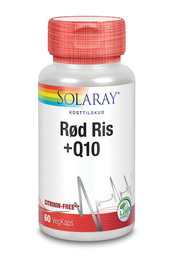 Solaray Rød ris & Q10 60 kaps.