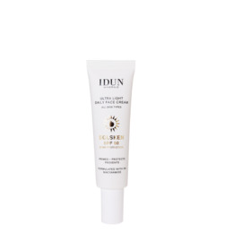 IDUN Minerals Ultra Light Daily Face Cream Solsken SPF 50 30 ml