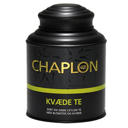 Chaplon Tea Kvæde sort/grøn te dåse Ø 170 g