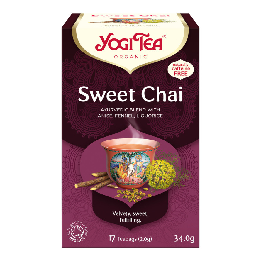 Køb Yogi Tea Sweet Chai Ø 17 breve fra Yogi Matas