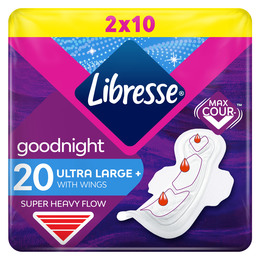 Libresse Ultra Night Wing Duo Pack 20 stk