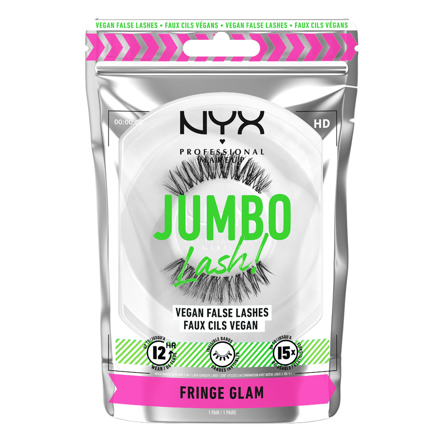 NYX PROFESSIONAL MAKEUP Jumbo Lash! Vegan False Lashes Fringe Glam Fringe Glam Fringe Glam