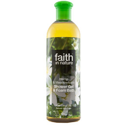Faith In Nature Showergel Hamp & Engrapgræs 400 ml