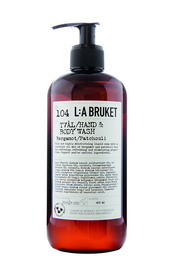 L:A BRUKET 104 Hand & Body Wash Bergamot/Patchouli 450 ml