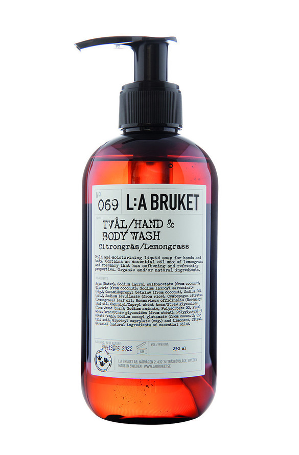 L:A BRUKET 069 Hand & Body Wash Lemongrass 240 ml