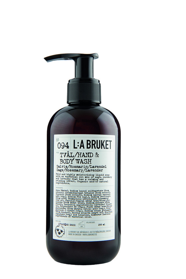 L:A BRUKET 094 Hand & Body Wash Sage/Rosemary/Lavender 240 ml 240 ml