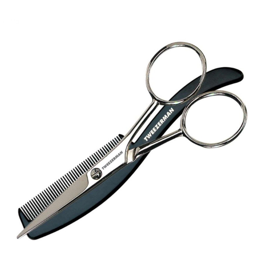 Tweezerman Moustasche Scissors & Comb