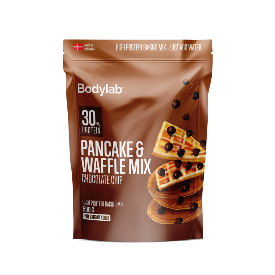 Bekræfte Dominerende Afhængighed Køb BodyLab Pancake & Waffle Mix Chocolate Chip 500 g - Matas