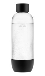 AGA Vandflaske til Danskvandmaskine Black 1000 ml