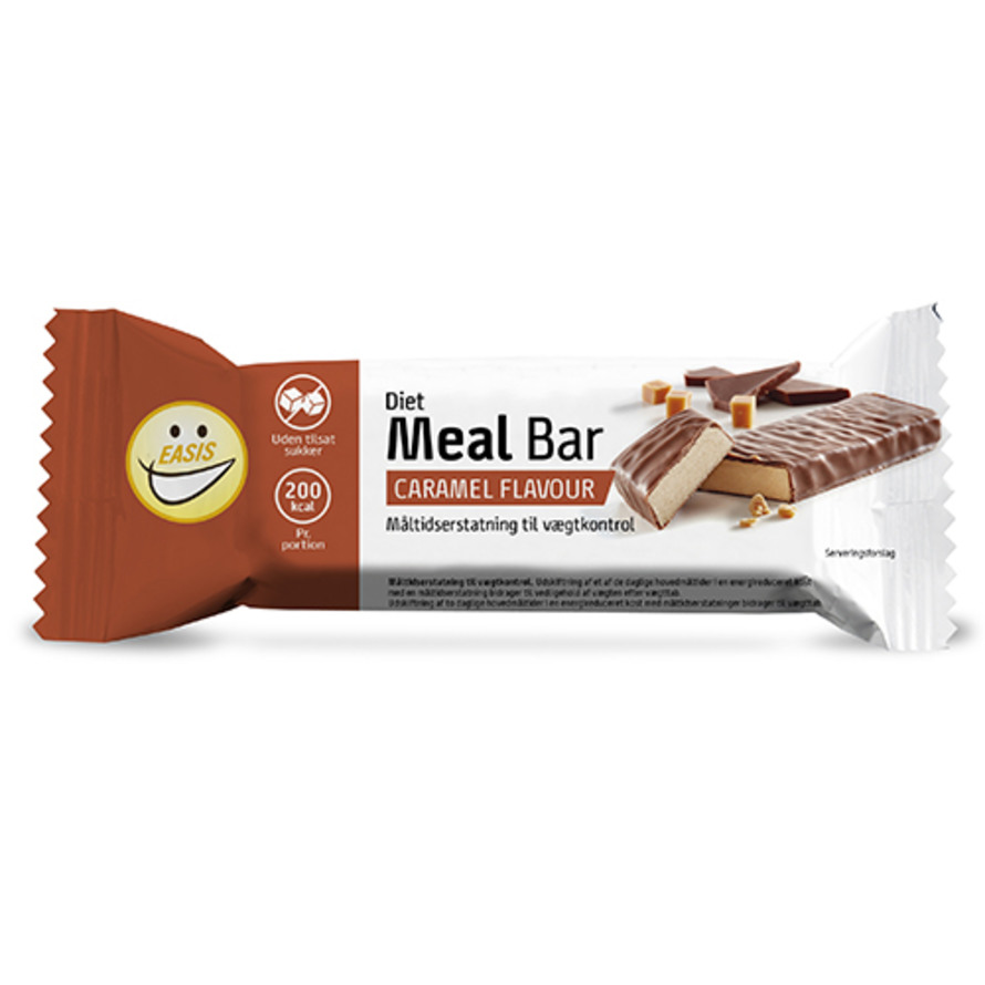 Køb Diet Meal bar Caramel 65 g fra EASIS Matas