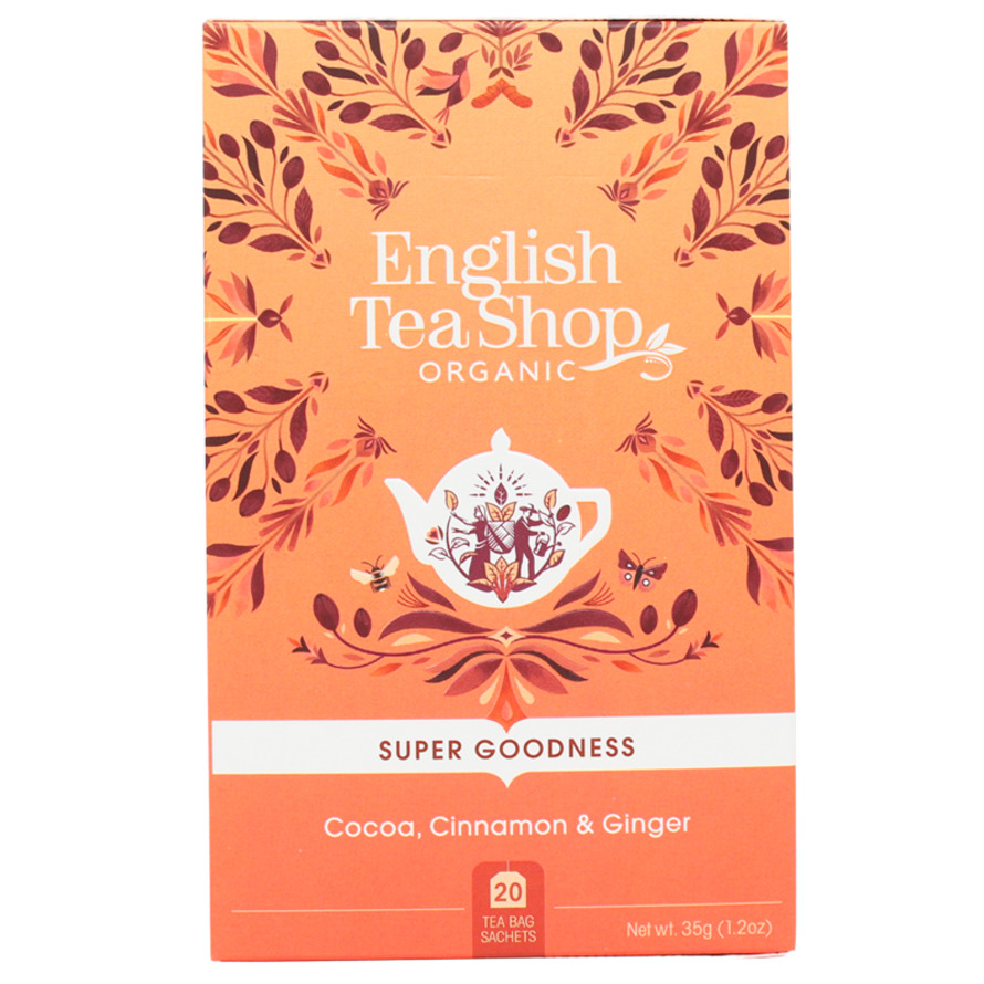 Køb Cocoa, Cinnamon & Ginger Ø 20 breve fra English Tea Shop Matas