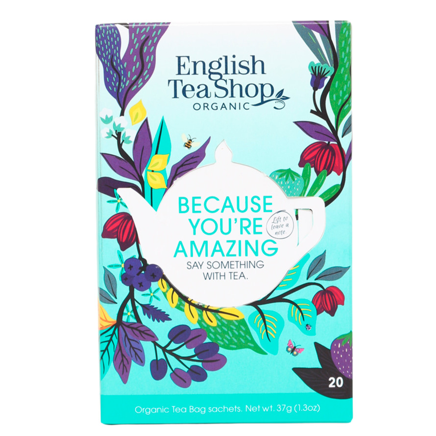 Køb Because You're Amazing Ø 20 breve fra English Tea Shop Matas