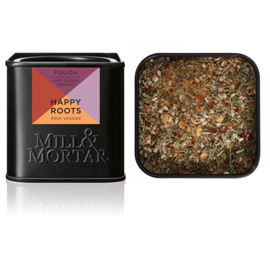 Happy Roots Køb Happy Roots Krydderiblanding Ø 45 g fra Mill & Mortar - Matas