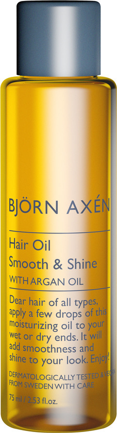 tæt tråd Morgenøvelser Køb Björn Axén Hair Oil Smooth & Shine with Argan Oil 75 ml - Matas
