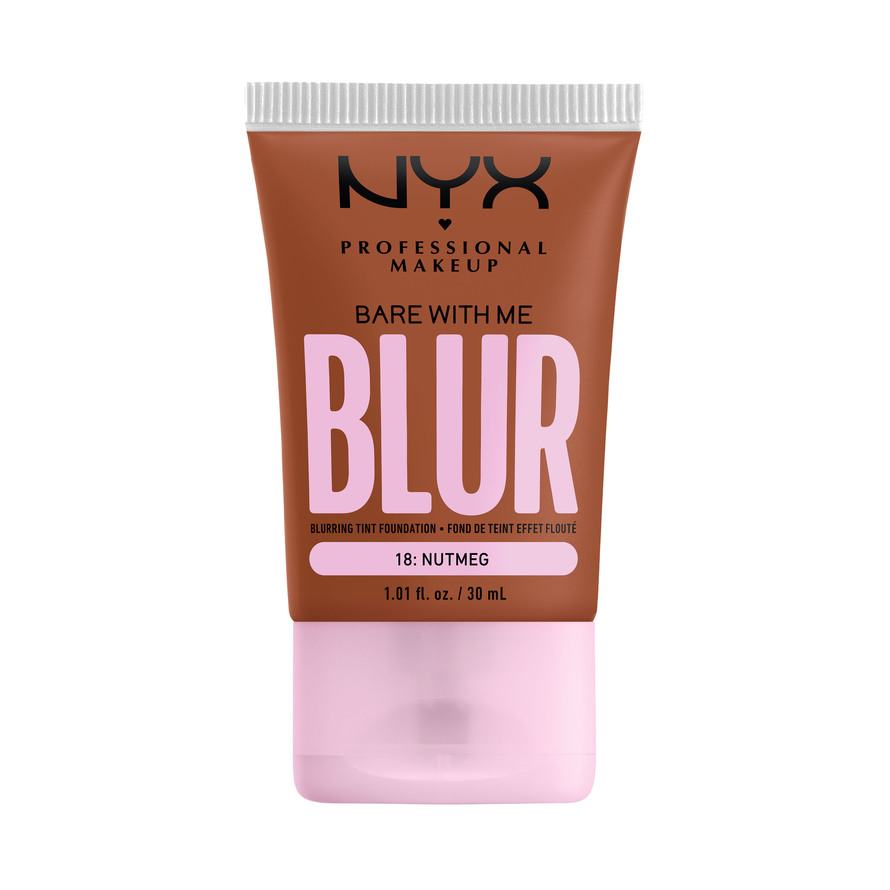 NYX PROFESSIONAL MAKEUP Bare With Me Blur Tint Foundation 18 Nutmeg 18 Nutmeg