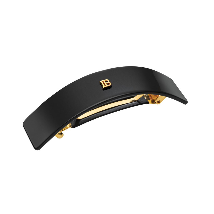 BALMAIN PARIS Hair Couture Cellulose Acetate Barrette Pour Cheveux Large Large