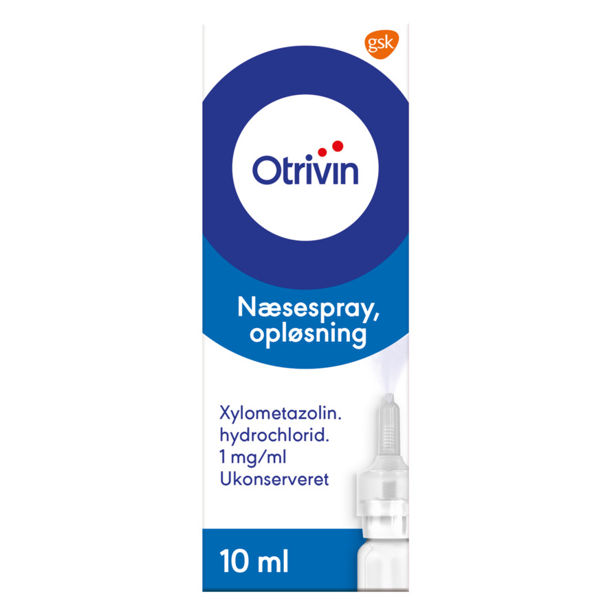 region Diskurs Muskuløs Køb Otrivin næsespray 1 mg/ml , 10 ml - Matas