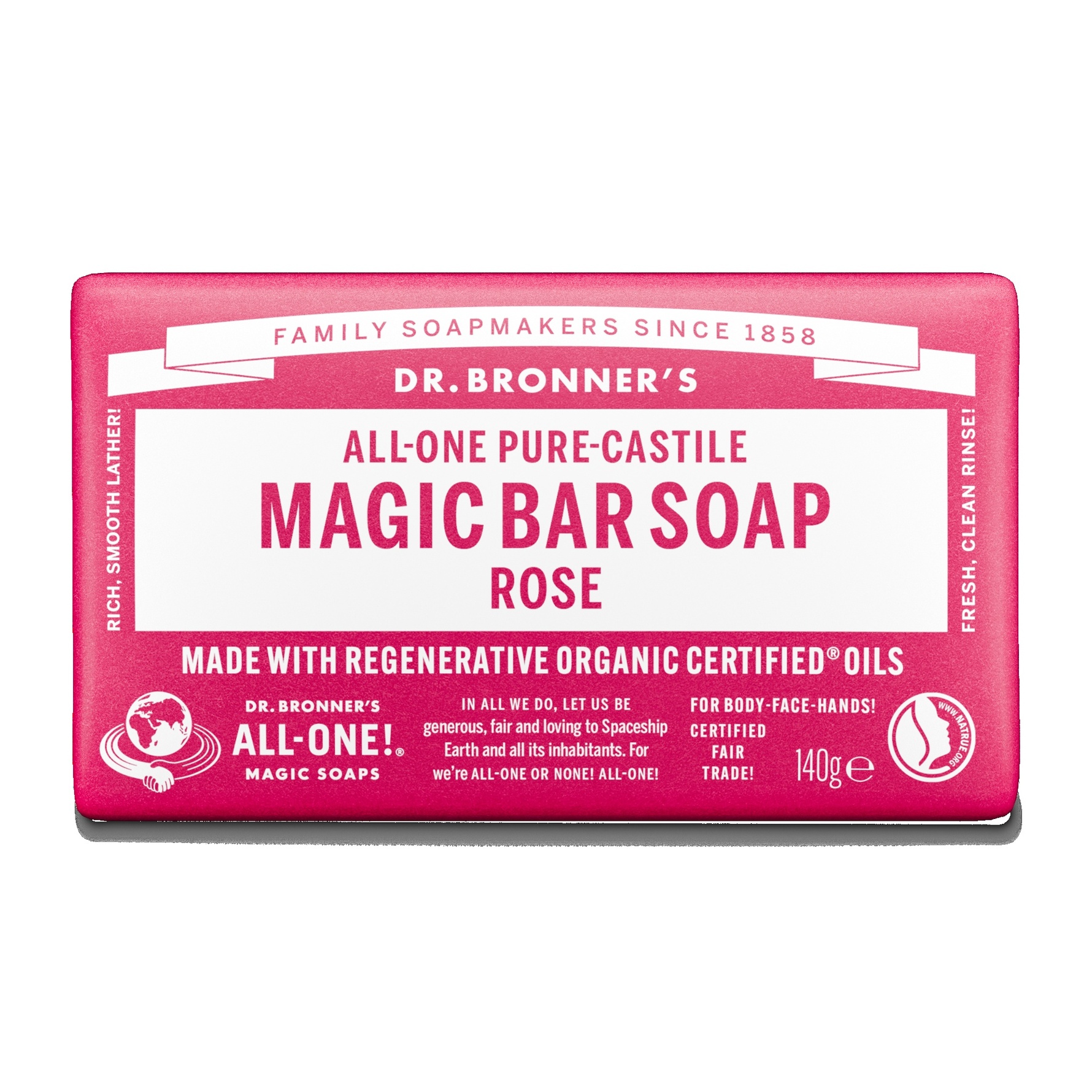 Dr. Bronner's Bar Soap Rose