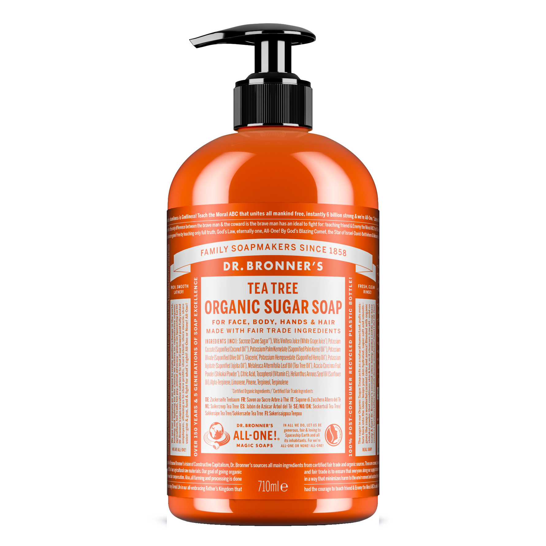 Dr. Bronner's Tea Tree Organic Sugar Soap 710 ml 710 ml