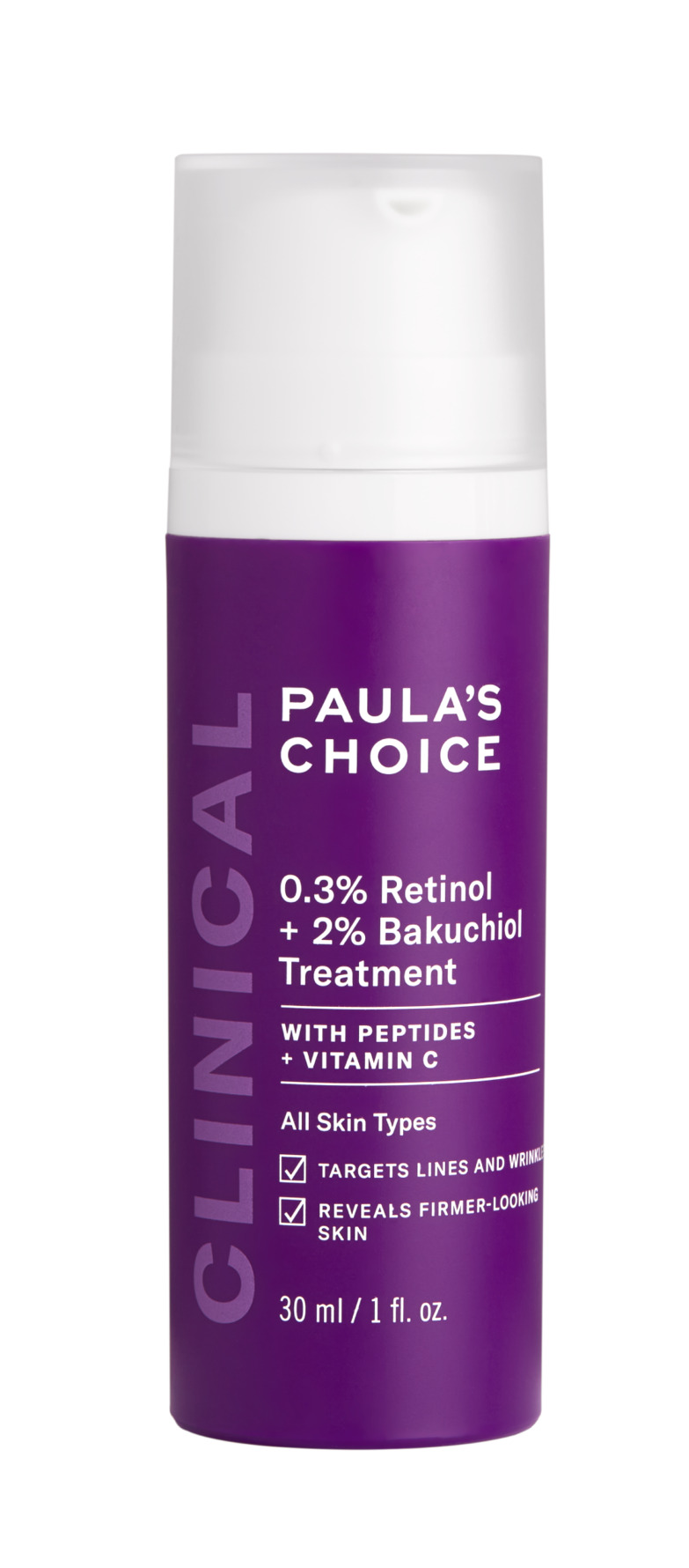 Paula's Choice Clinical 0. 3% Retinol + 2% Bakuchiol Treatment 30 ml 30 ml