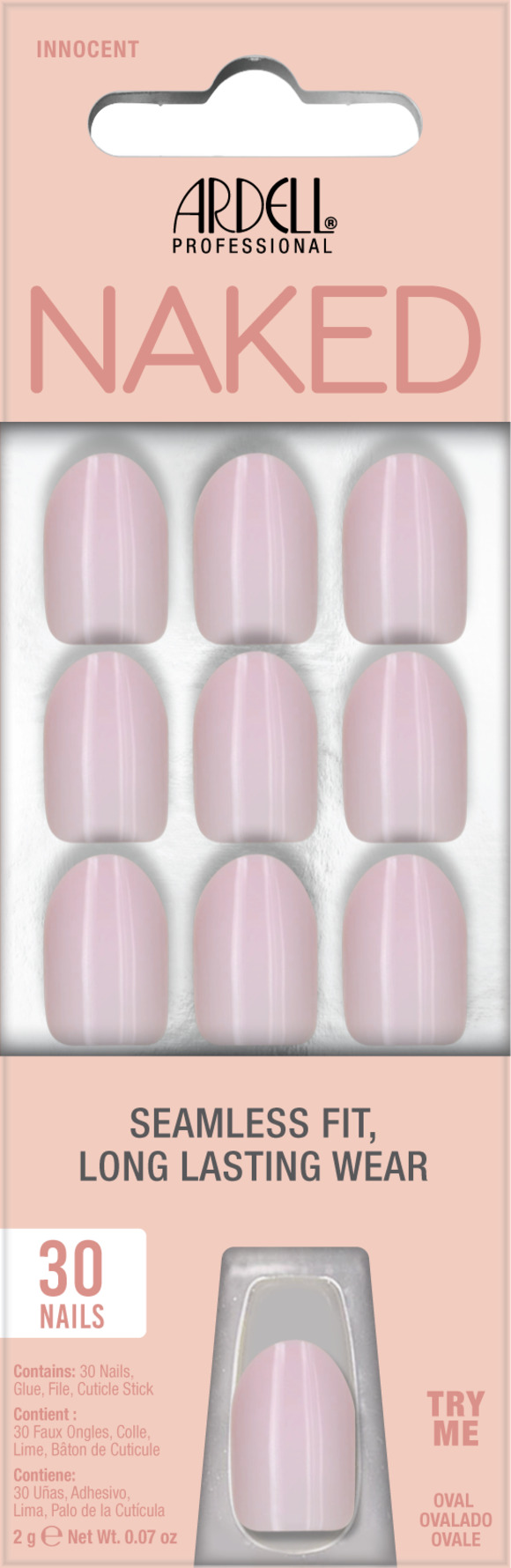 Ardell Ardell Naked Collection Artificial Nail Innocent Innocent