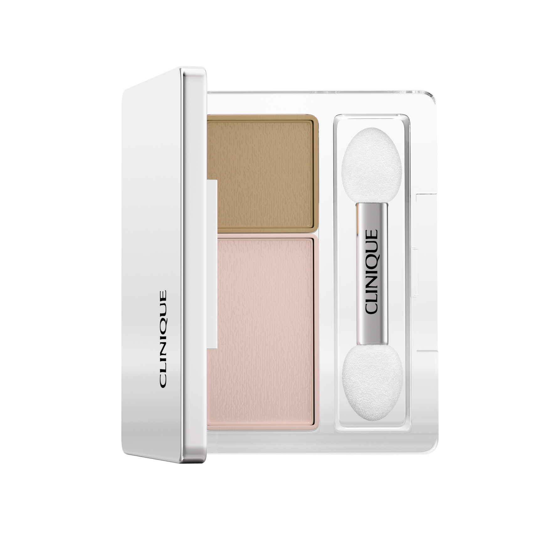 Clinique All About Shadow Duo Eyeshadow Seashell Pink / Fawn Satin Seashell Pink / Fawn Satin