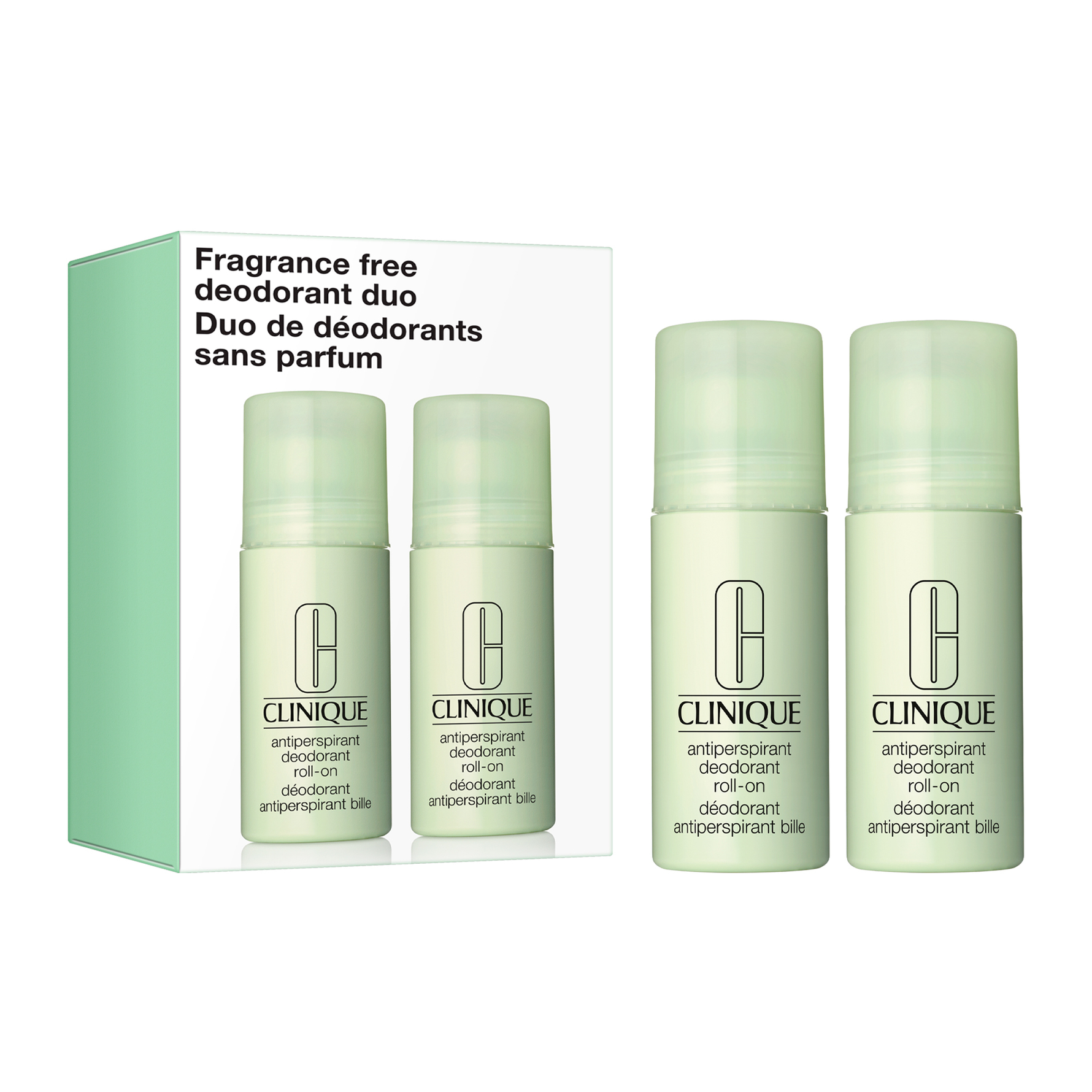 Clinique Deoderant Duo Fragrance Free 2x75ml 2x75ml