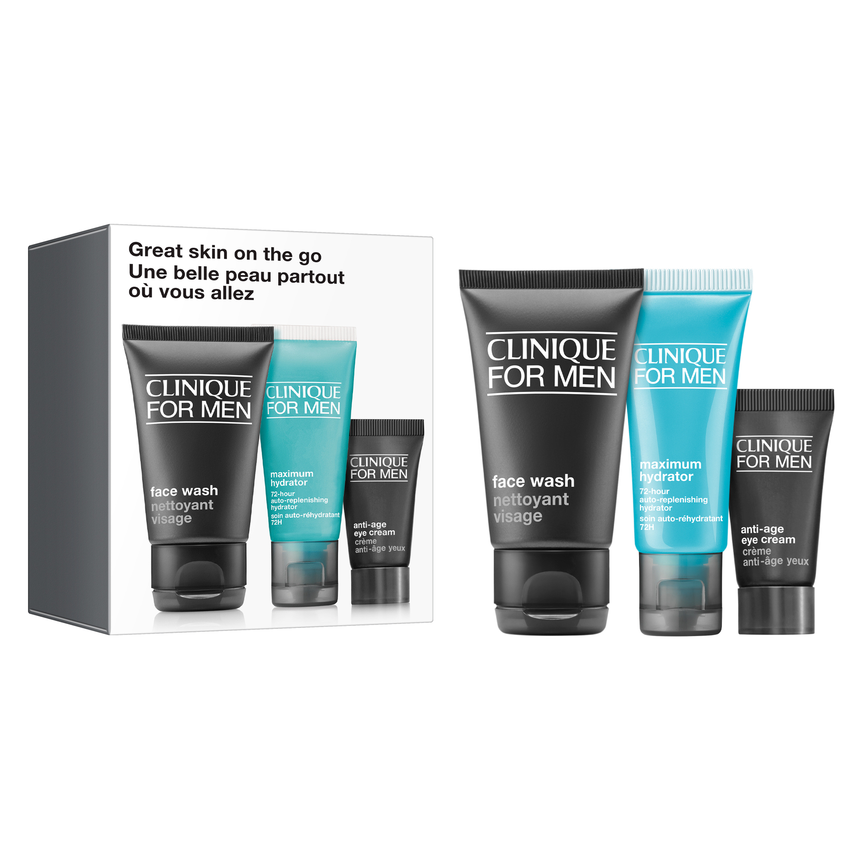 Clinique Great Skin On The Go Set 30ml + 15ml + 7ml 30ml + 15ml + 7ml