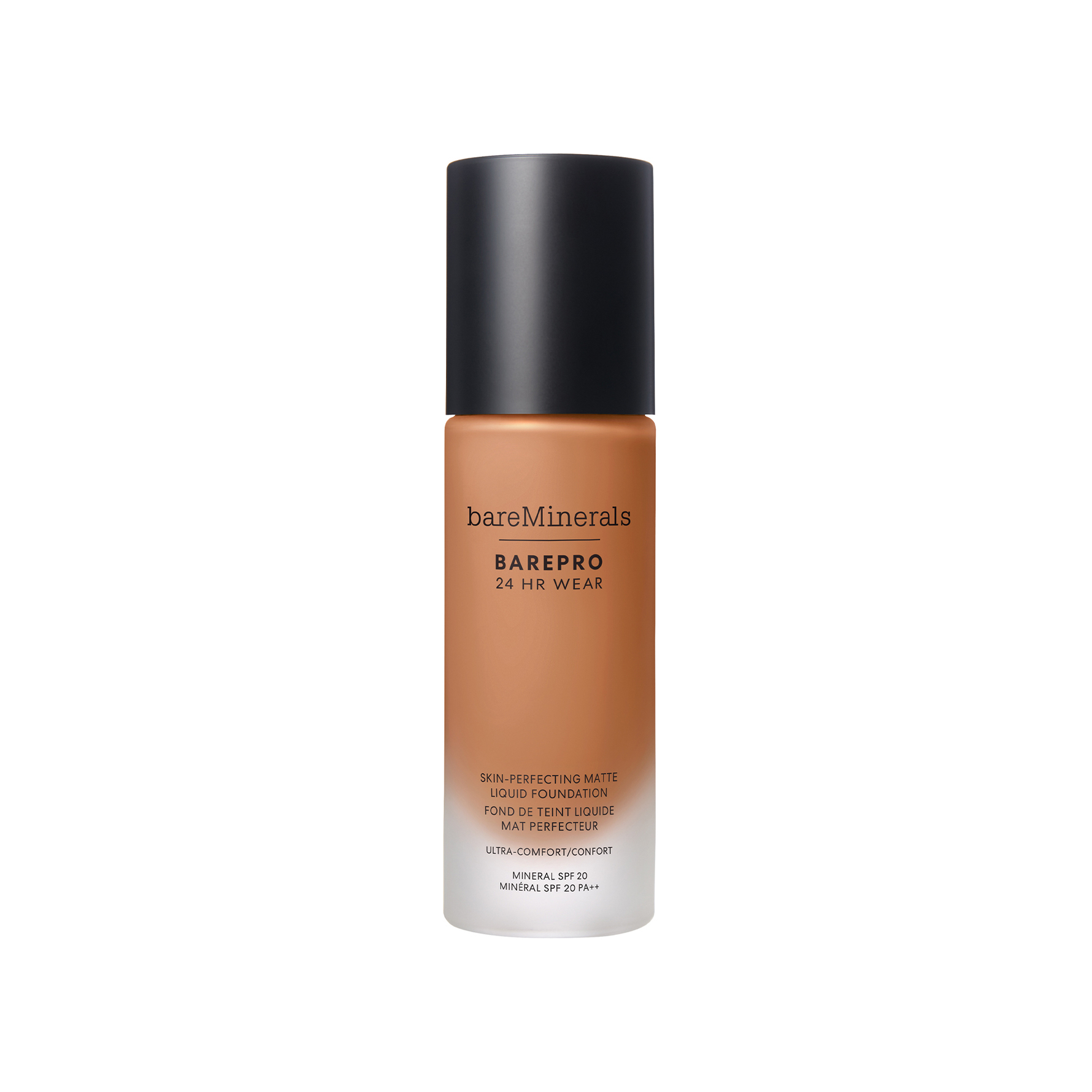 bareMinerals BAREPRO 24HR Skin-Perfecting Matte Liquid Foundation SPF 20 Medium Deep 46 Cool Medium Deep 46 Cool