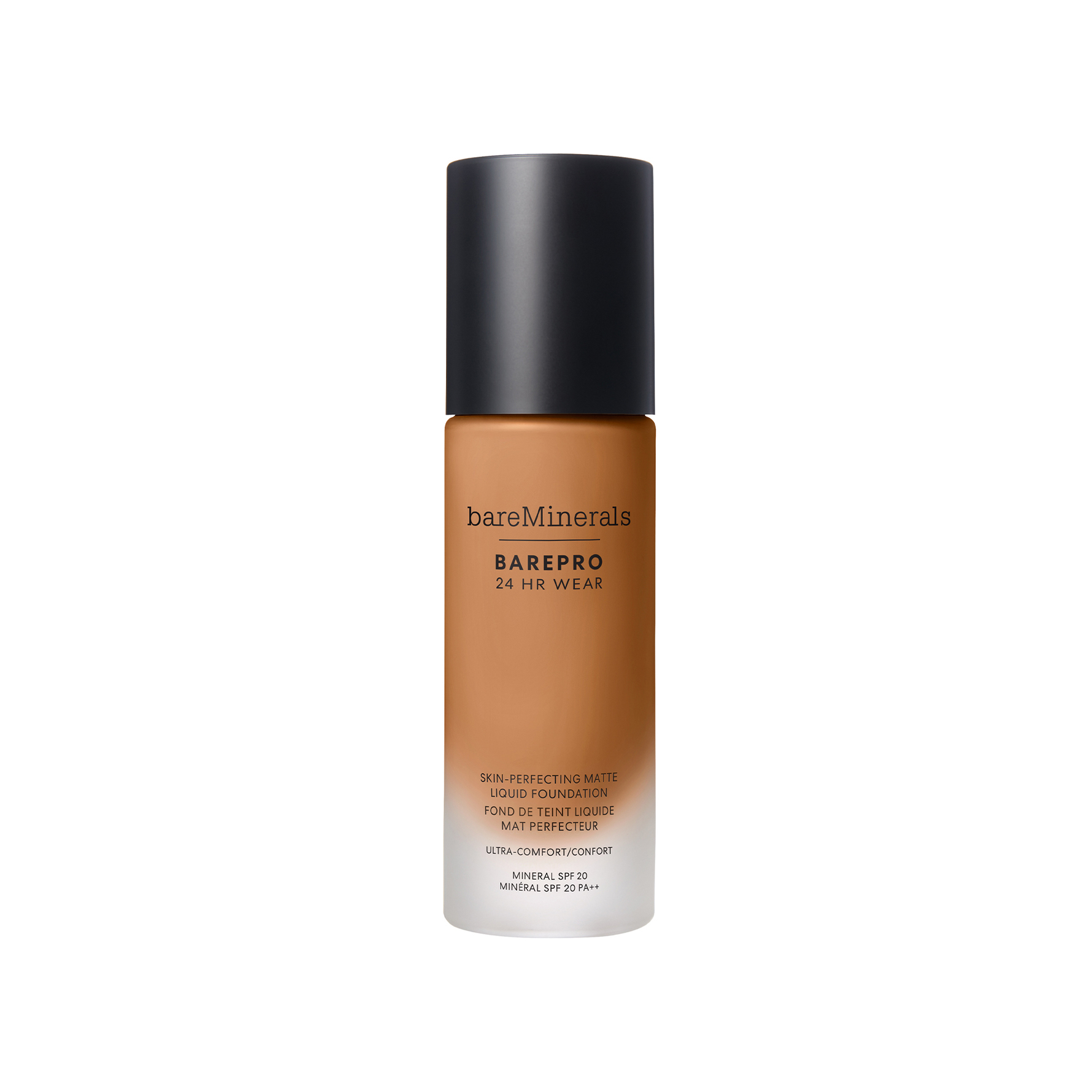 bareMinerals BAREPRO 24HR Skin-Perfecting Matte Liquid Foundation SPF 20 Medium Deep 46 Neutral Medium Deep 46 Neutral